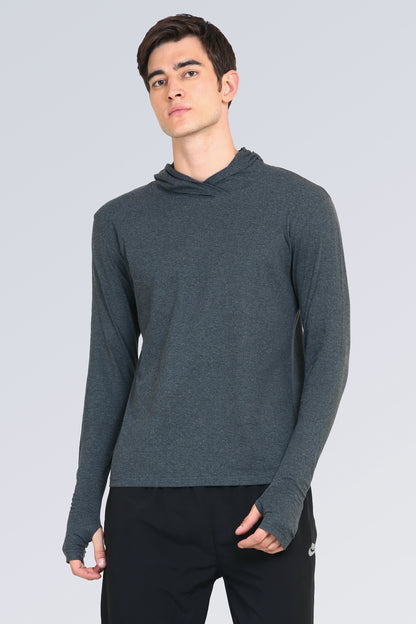 Appulse Men's Hooded Thumb Hole T-Shirt | Men | Premium Cotton | Activewear | Athleisure