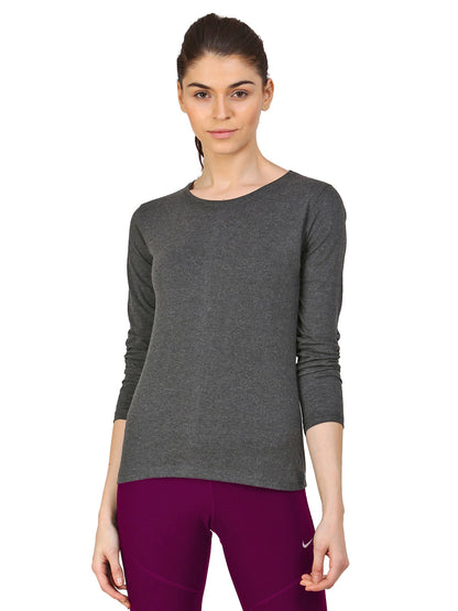 Appulse Women's Long Sleeve Round neck T-Shirt | Women | Premium Cotton | Activewear | Athleisure