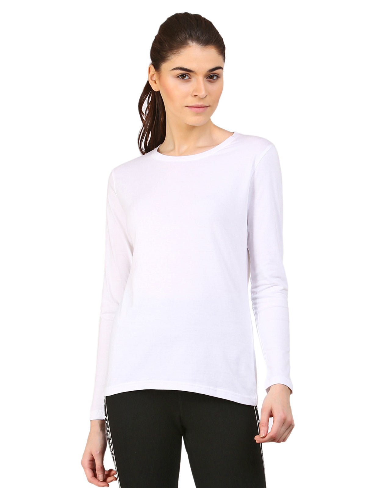 Appulse Women's Long Sleeve Round neck T-Shirt | Women | Premium Cotton | Activewear | Athleisure