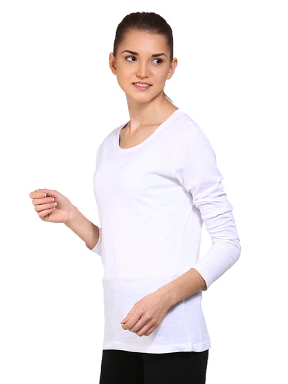 Appulse Women's Long Sleeve Round Neck T-Shirt | Women | Premium Cotton | Activewear | Athleisure