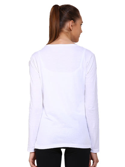 Appulse Women's Long Sleeve Round Neck T-Shirt | Women | Premium Cotton | Activewear | Athleisure