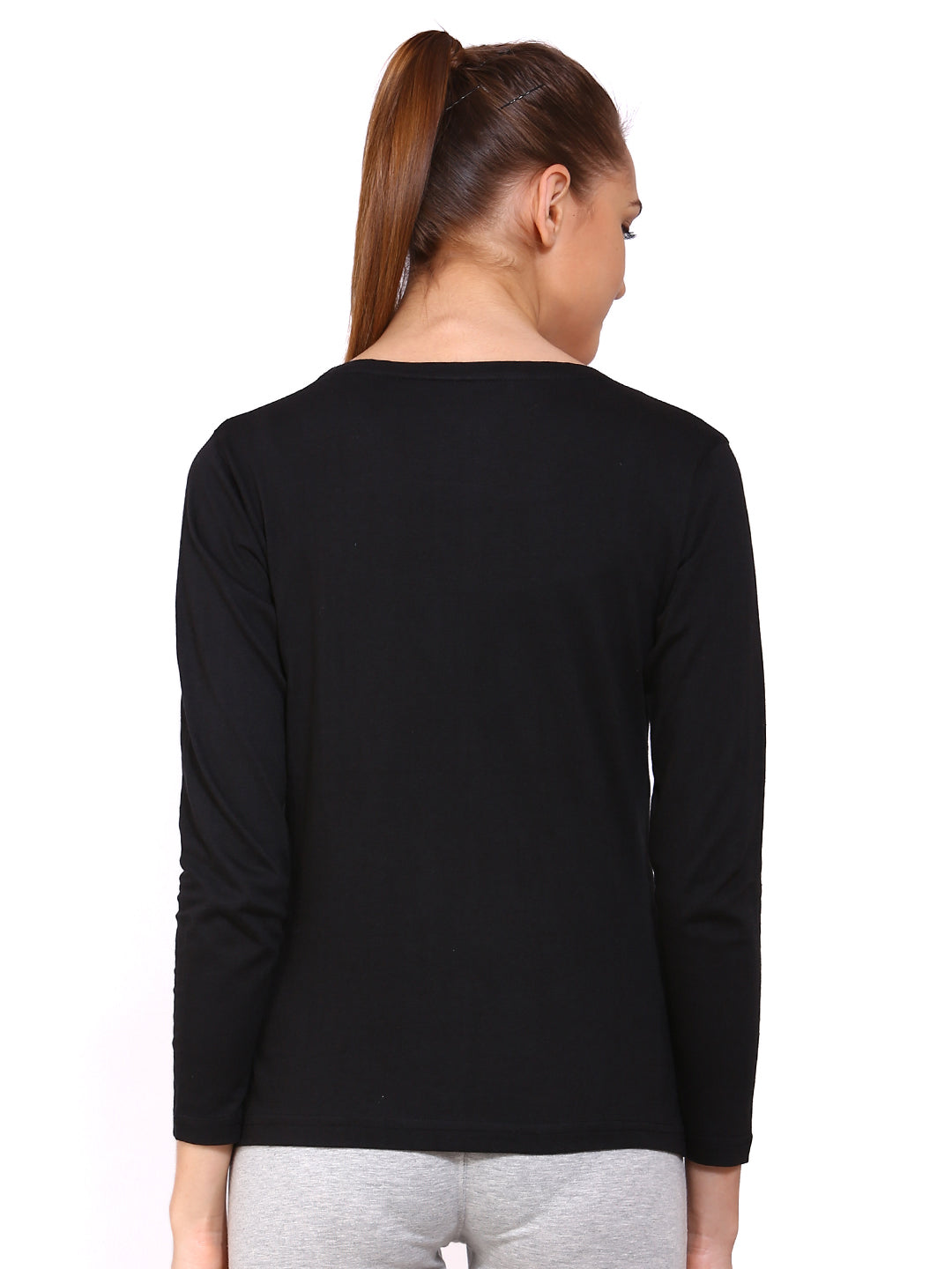 Appulse Women's Long Sleeve Round Neck T-Shirt | Women | Premium Cotton | Activewear | Athleisure