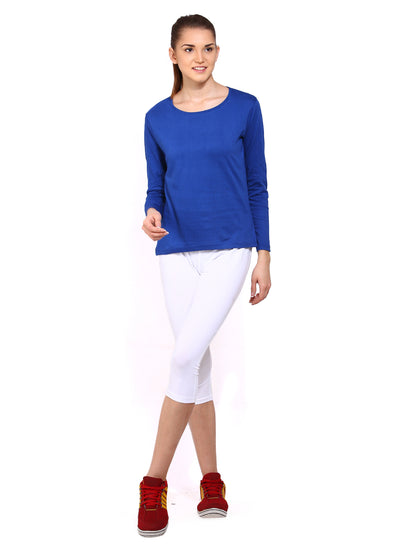 Appulse Women's Long Sleeve Round Neck T-Shirt | Women | Premium Cotton | Activewear | Athleisure