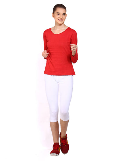Appulse Women's Long Sleeve Round Neck T-Shirt | Women | Premium Cotton | Activewear | Athleisure