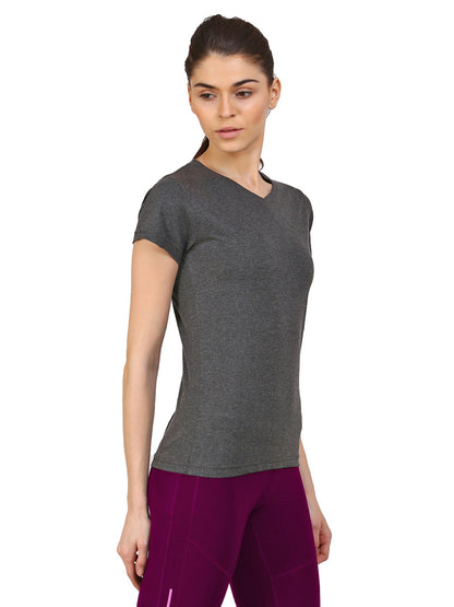 Appulse Women's Short Sleeve V neck T-Shirt | Women | Premium Cotton | Activewear | Athleisure
