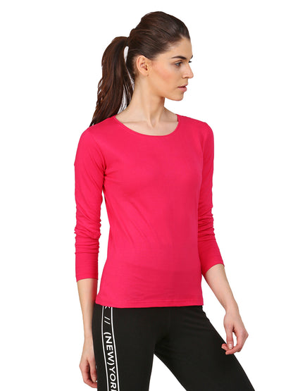 Appulse Women's Long Sleeve Round neck T-Shirt | Women | Premium Cotton | Activewear | Athleisure