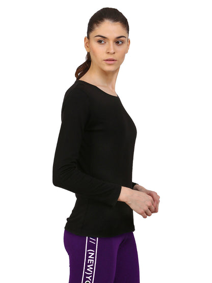 Appulse Women's Long Sleeve Round neck T-Shirt | Women | Premium Cotton | Activewear | Athleisure