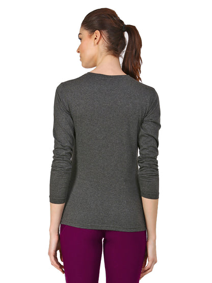 Appulse Women's Long Sleeve V neck T-Shirt | Women | Premium Cotton | Activewear | Athleisure