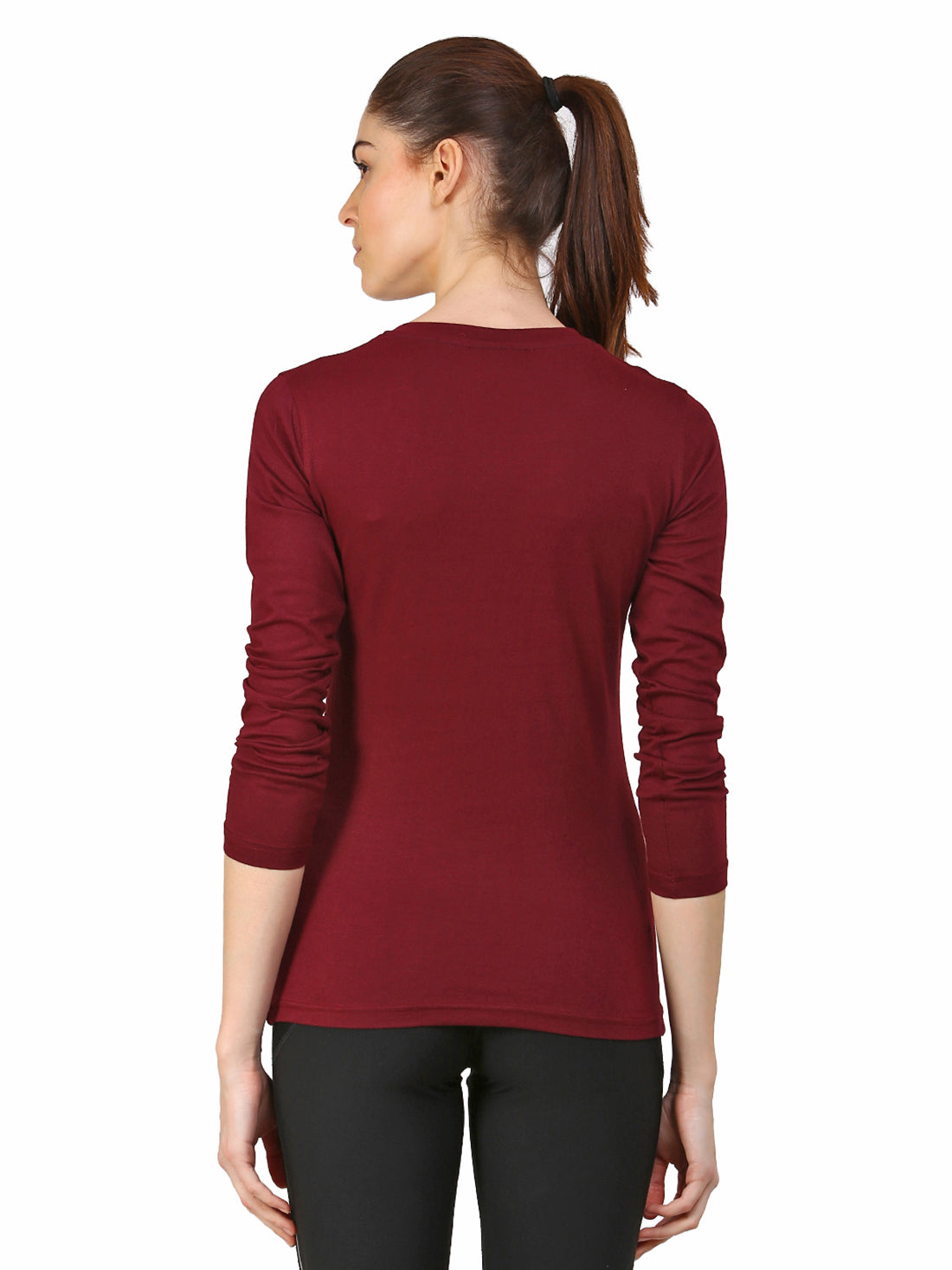 Appulse Women's Long Sleeve V neck T-Shirt | Women | Premium Cotton | Activewear | Athleisure