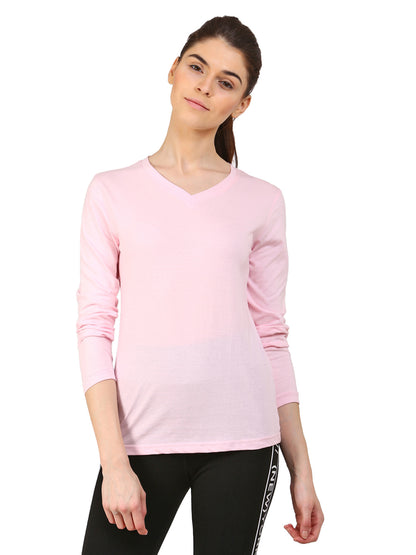 Appulse Women's Long Sleeve V neck T-Shirt | Women | Premium Cotton | Activewear | Athleisure