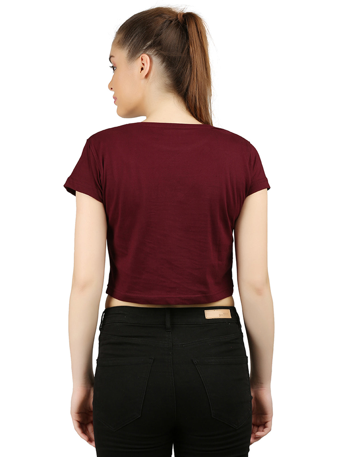 Appulse Women's Short Sleeve Crop Top | Women | Premium Cotton | Activewear | Athleisure