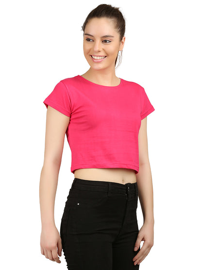 Appulse Women's Short Sleeve Crop Top | Women | Premium Cotton | Activewear | Athleisure