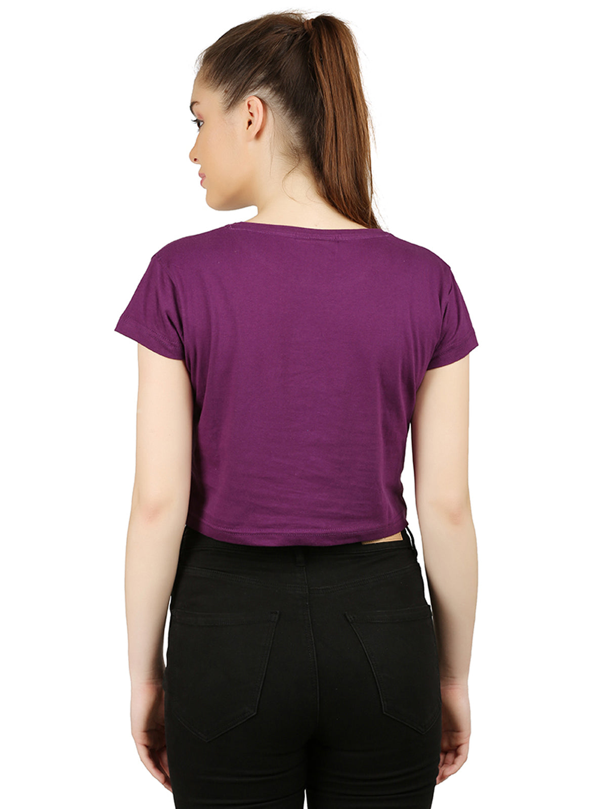 Appulse Women's Short Sleeve Crop Top | Women | Premium Cotton | Activewear | Athleisure