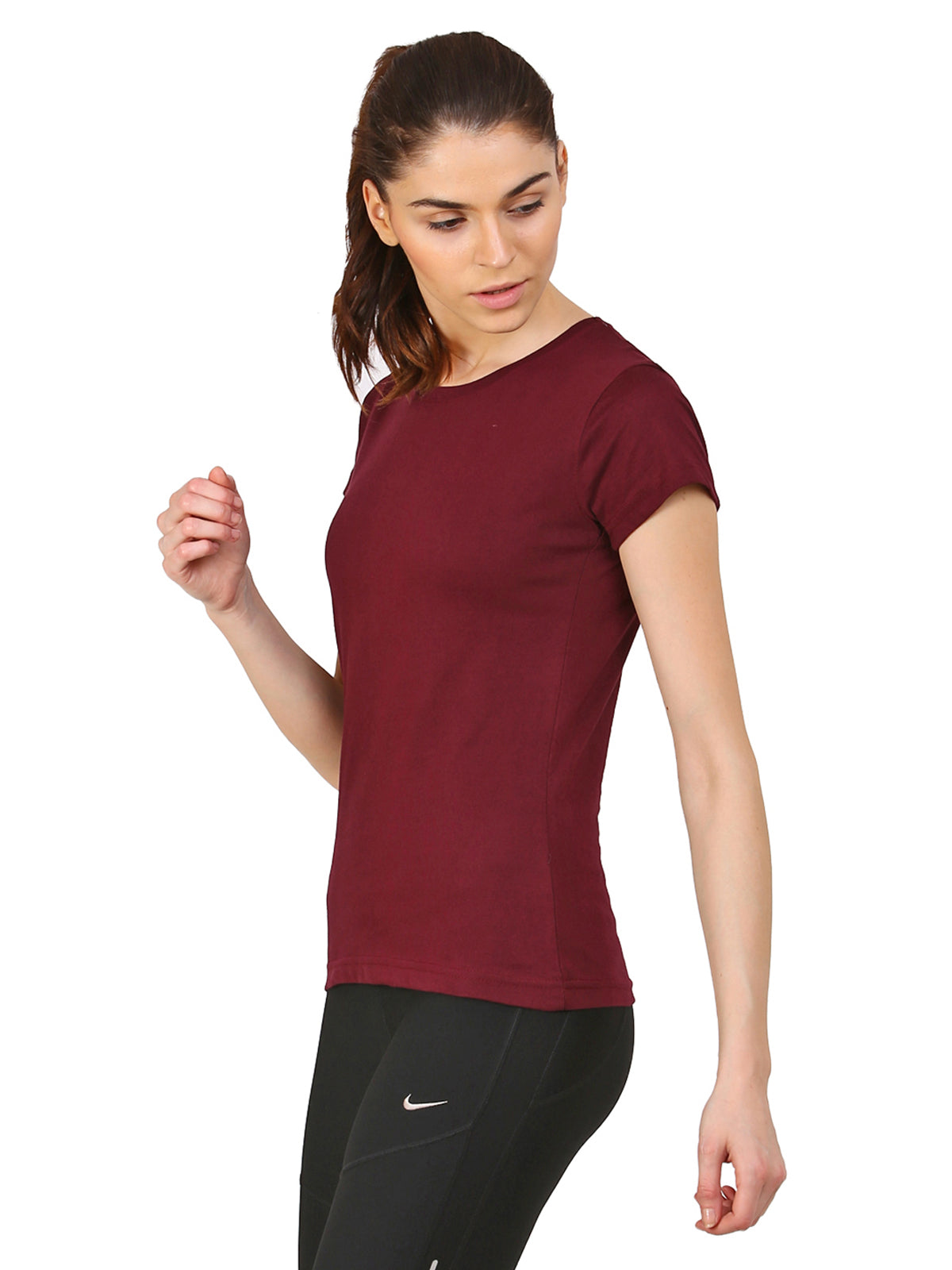 Appulse Women's Short Sleeve Round neck T-Shirt | Women | Premium Cotton | Activewear | Athleisure