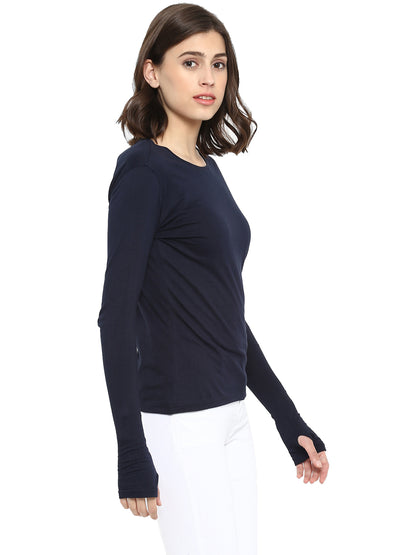 Appulse Women's Long Sleeve Thumb Hole T-Shirt | Women | Premium Cotton | Activewear | Athleisure