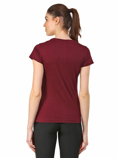 Appulse Women's Short Sleeve Round neck T-Shirt | Women | Premium Cotton | Activewear | Athleisure