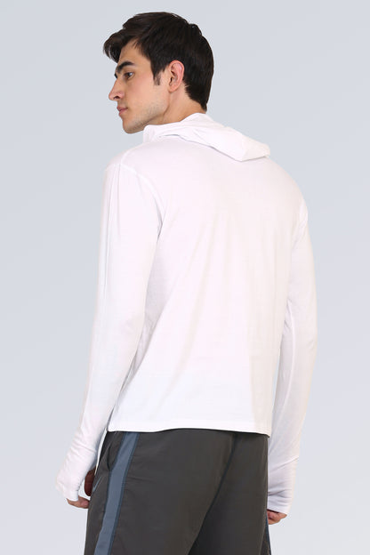 Appulse Men's Hooded Thumb Hole T-Shirt | Men | Premium Cotton | Activewear | Athleisure