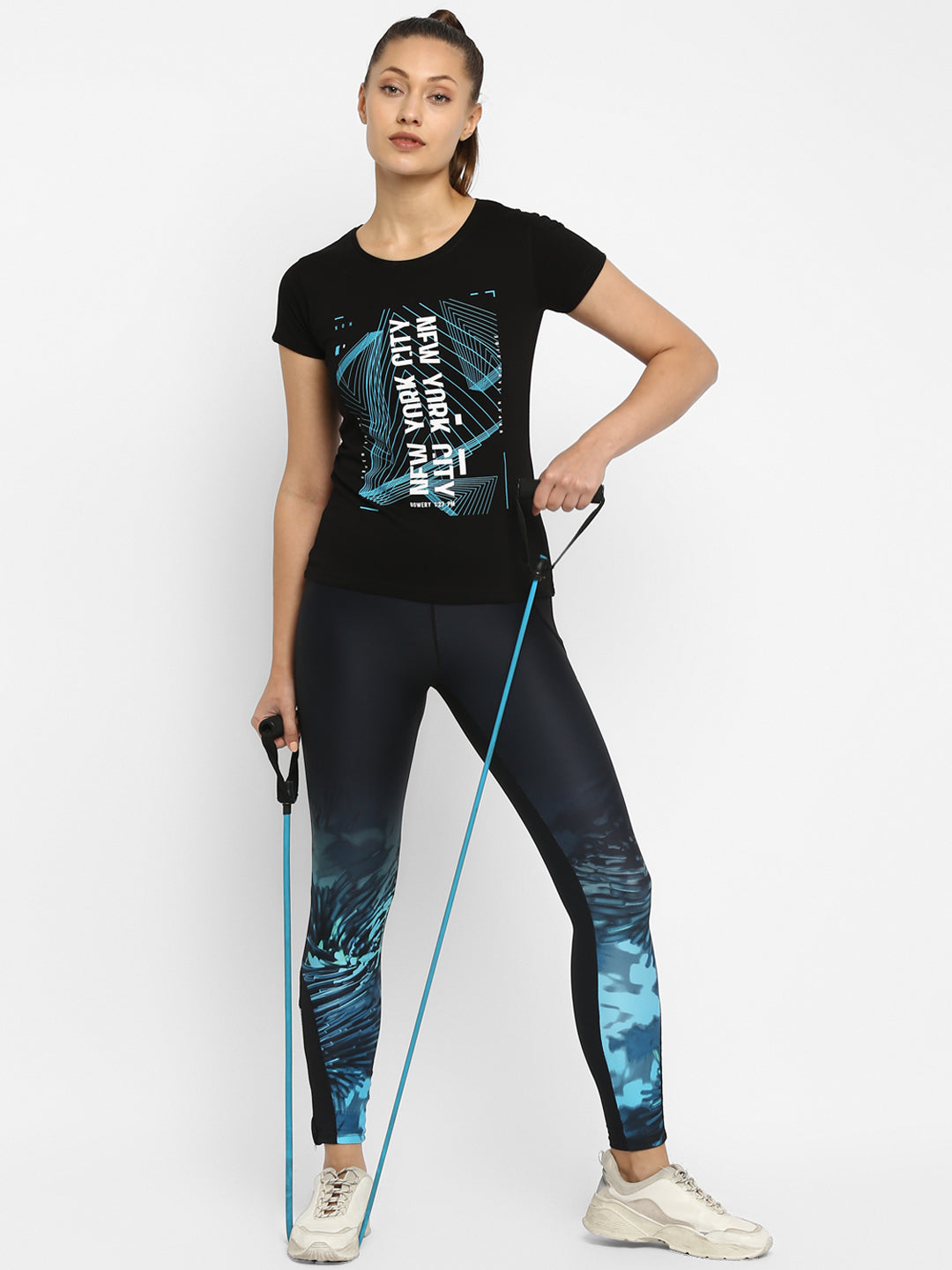 Appulse Women's Printed Sport T-Shirt | Women | Premium Cotton | Activewear | Athleisure