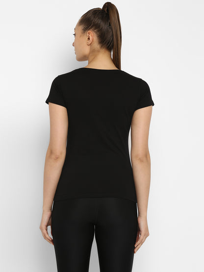 Appulse Women's Printed Sport T-Shirt | Women | Premium Cotton | Activewear | Athleisure