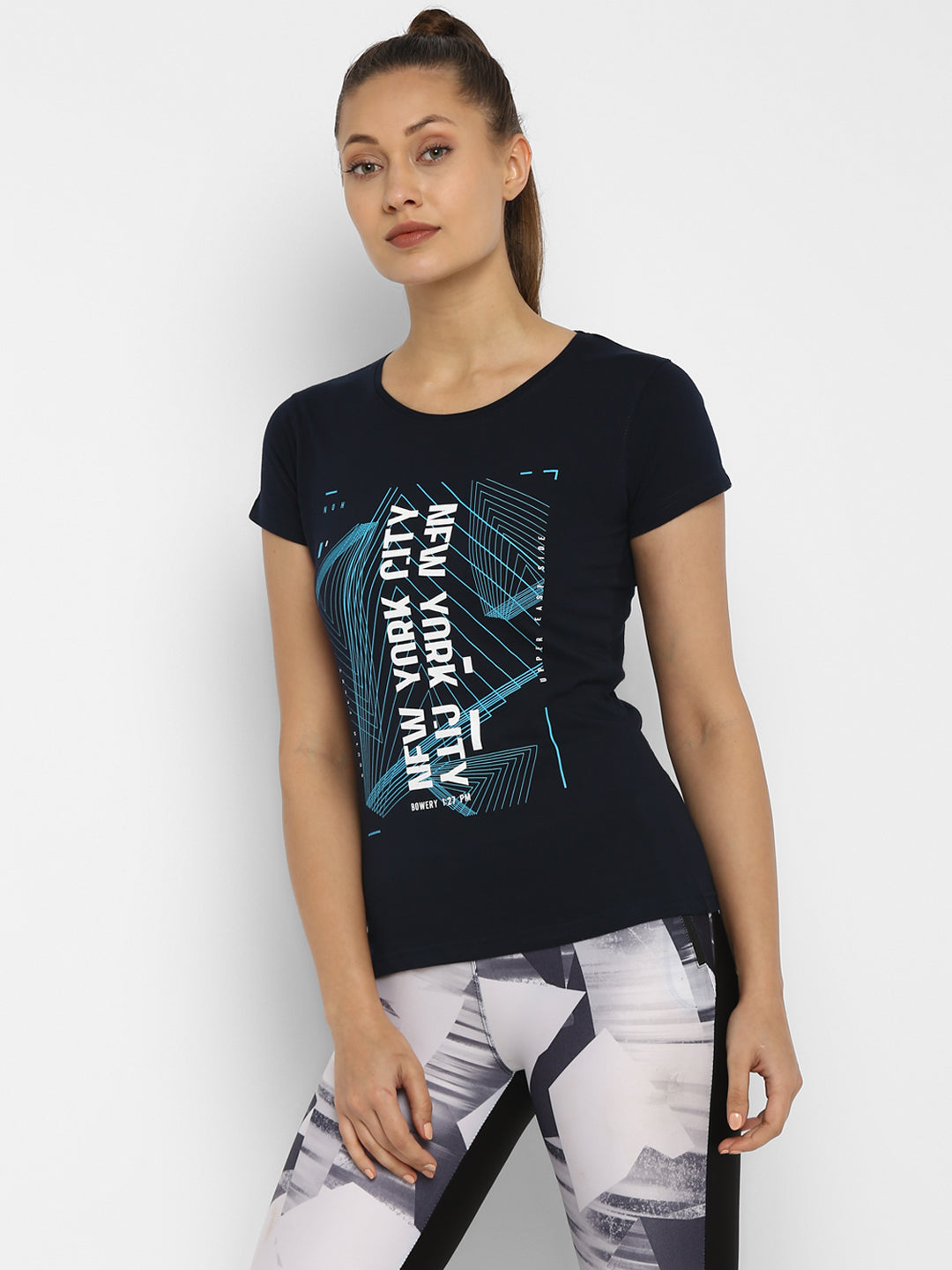 Ap'pulse Women's Printed Sport T-Shirt