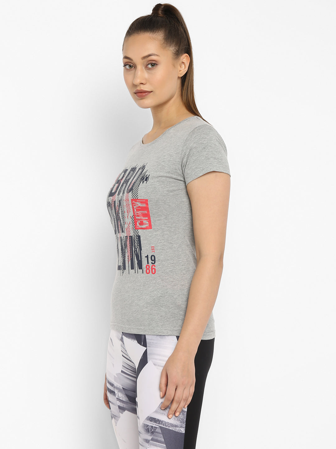 Appulse Women's Printed Sport T-Shirt | Women | Premium Cotton | Activewear | Athleisure