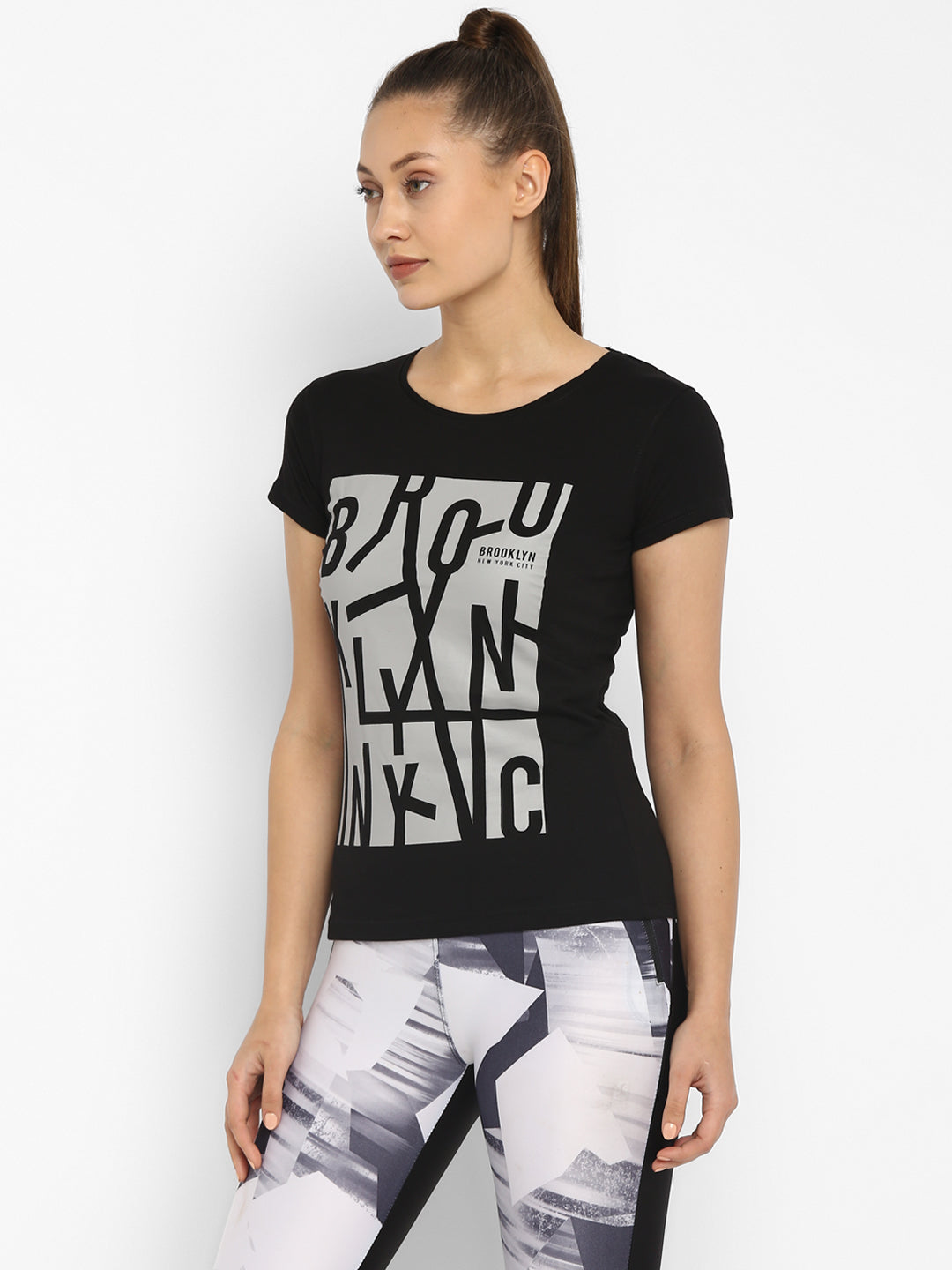 Appulse Women's Printed Sport T-Shirt | Women | Premium Cotton | Activewear | Athleisure
