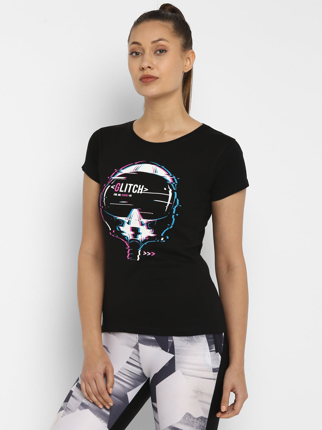 Appulse Women's Printed Sport T-Shirt | Women | Premium Cotton | Activewear | Athleisure