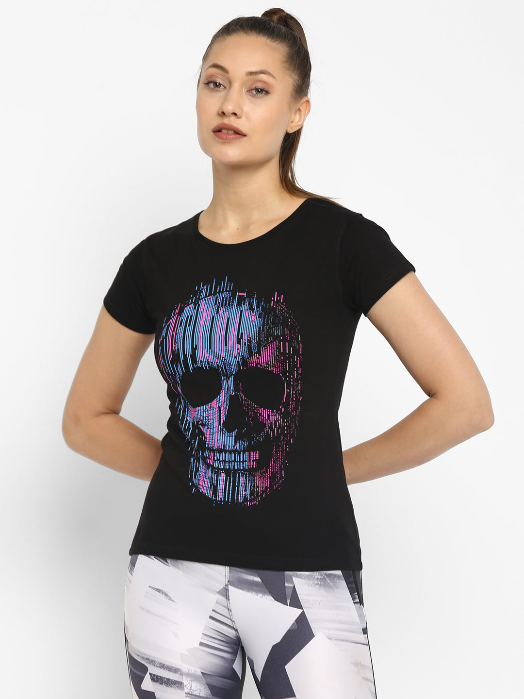 Appulse Women's Printed Sport T-Shirt | Women | Premium Cotton | Activewear | Athleisure