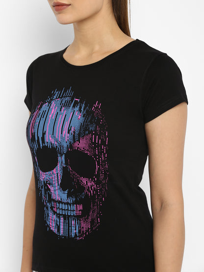 Appulse Women's Printed Sport T-Shirt | Women | Premium Cotton | Activewear | Athleisure