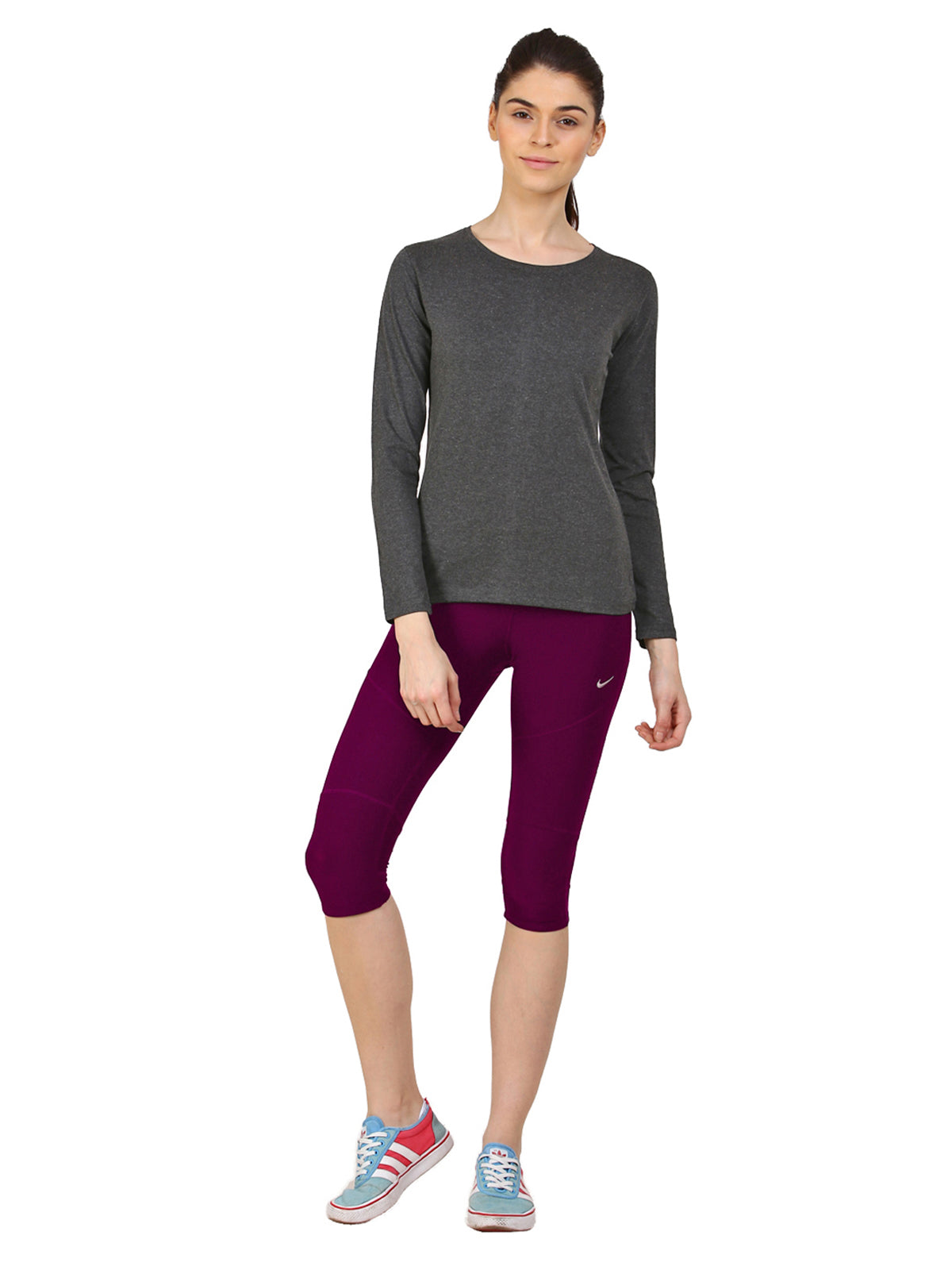 Appulse Women's Long Sleeve Round neck T-Shirt | Women | Premium Cotton | Activewear | Athleisure