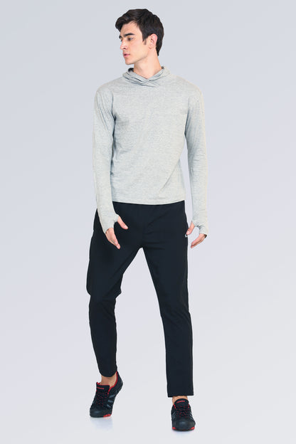 Appulse Men's Hooded Thumb Hole T-Shirt | Men | Premium Cotton | Activewear | Athleisure