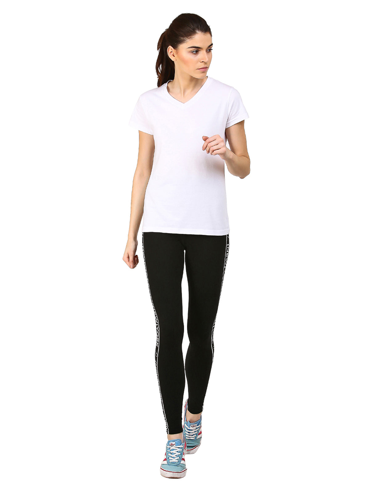 Appulse Women's Short Sleeve V neck T-Shirt | Women | Premium Cotton | Activewear | Athleisure