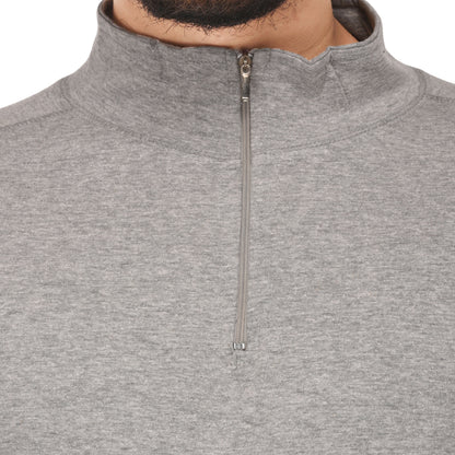 Appulse Men's 1/4 High Neck Zipper Raglan T-Shirt | Men | Premium Cotton | Activewear | Athleisure