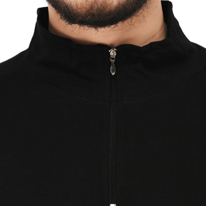 Appulse Men's 1/4 High Neck Zipper Raglan T-Shirt | Men | Premium Cotton | Activewear | Athleisure