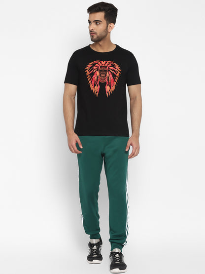 Appulse Men's Short Sleeve Round Neck Printed T-Shirt | Men | Premium Cotton | Activewear | Athleisure