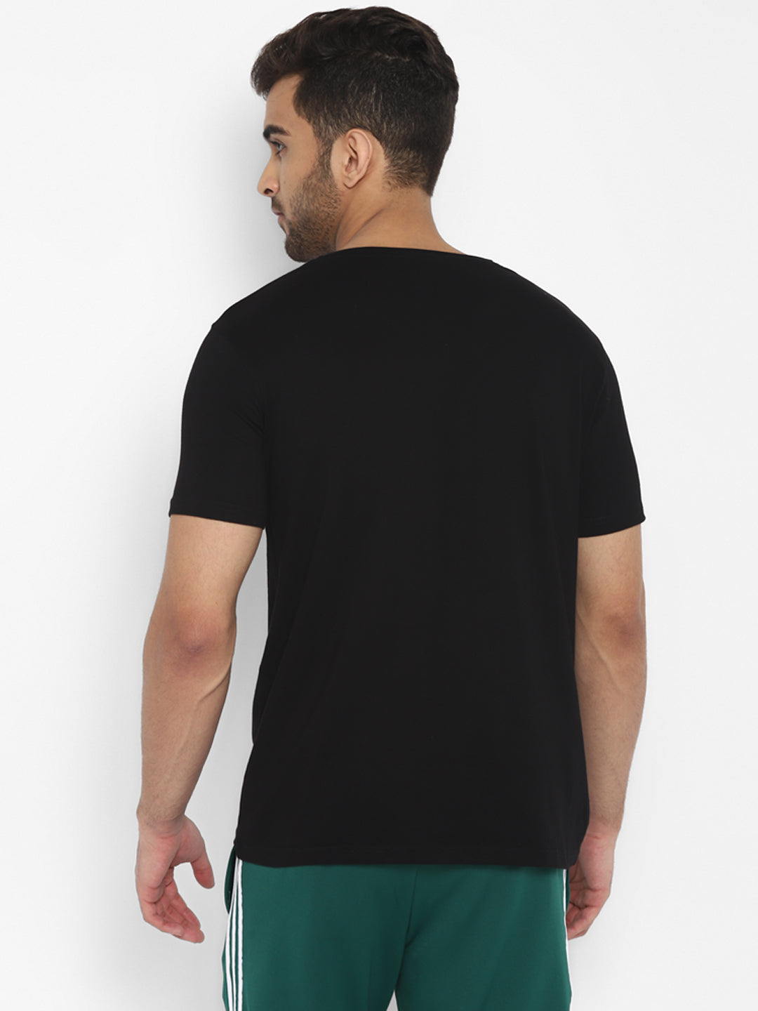 Ap'pulse Men's Short Sleeve Round Neck Printed Tshirt