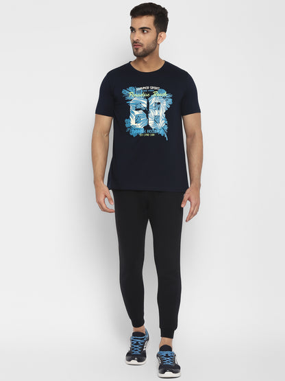 Appulse Men's Short Sleeve Round Neck Printed T-Shirt | Men | Premium Cotton | Activewear | Athleisure