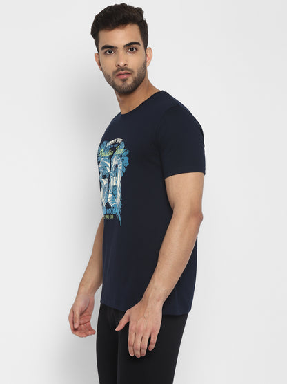 Appulse Men's Short Sleeve Round Neck Printed T-Shirt | Men | Premium Cotton | Activewear | Athleisure