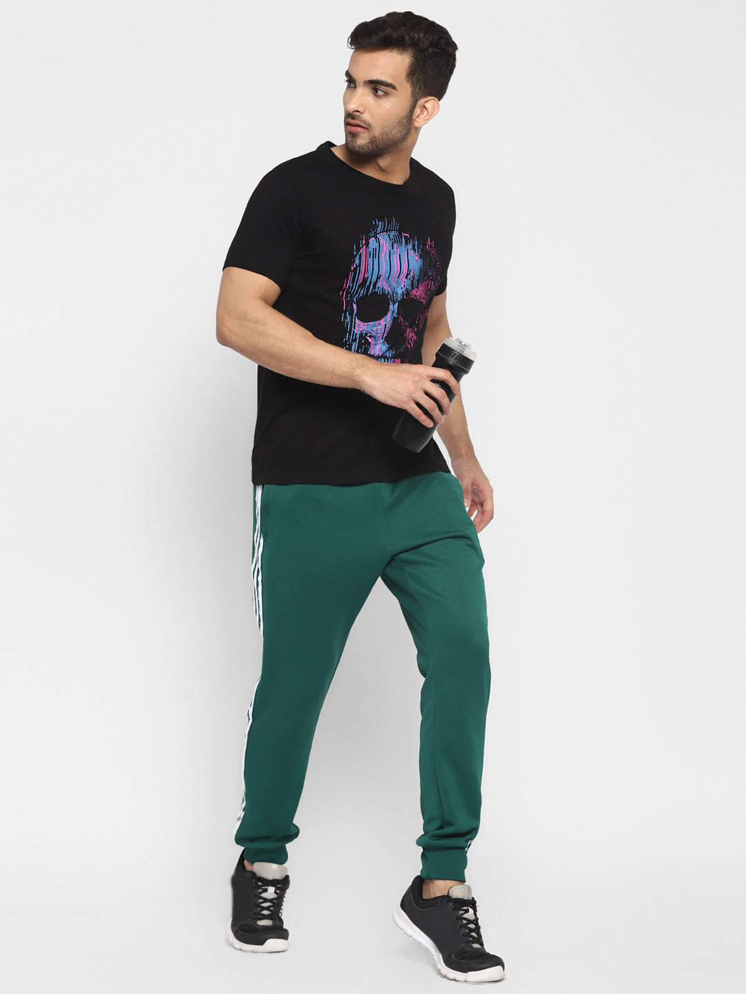 Ap'pulse Men's Short Sleeve Round Neck Printed Tshirt