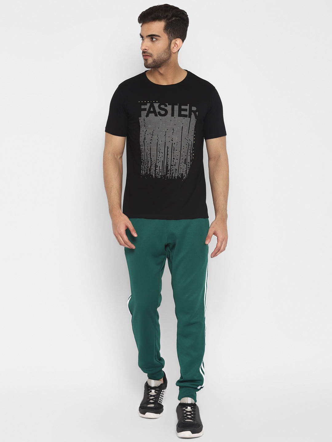 Ap'pulse Men's Short Sleeve Round Neck Printed Tshirt