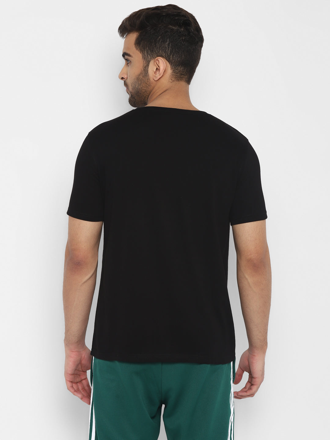 Ap'pulse Men's Short Sleeve Round Neck Printed Tshirt