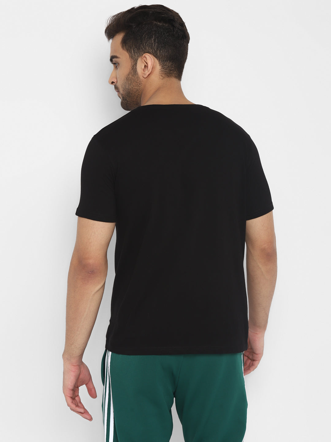 Ap'pulse Men's Short Sleeve Round Neck Printed Tshirt