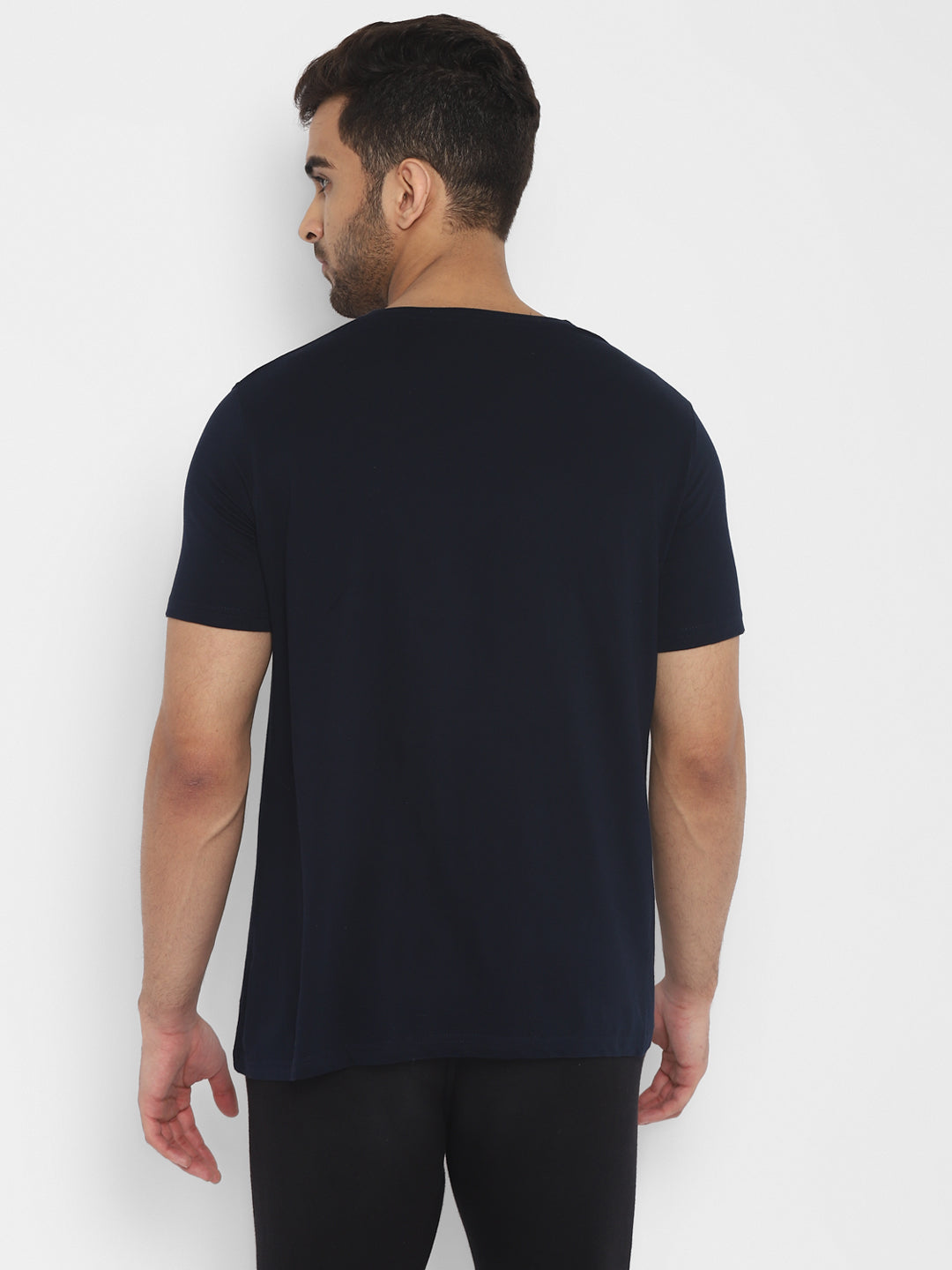 Ap'pulse Men's Short Sleeve Round Neck Printed Tshirt