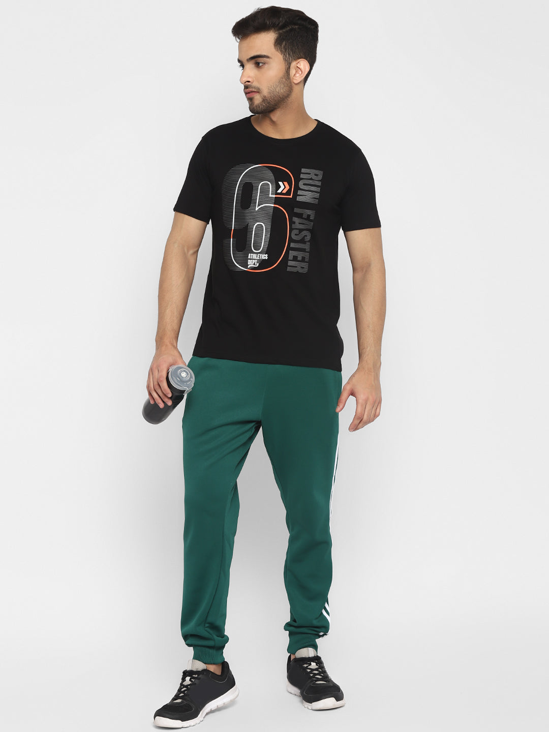 Ap'pulse Men's Short Sleeve Round Neck Printed Tshirt