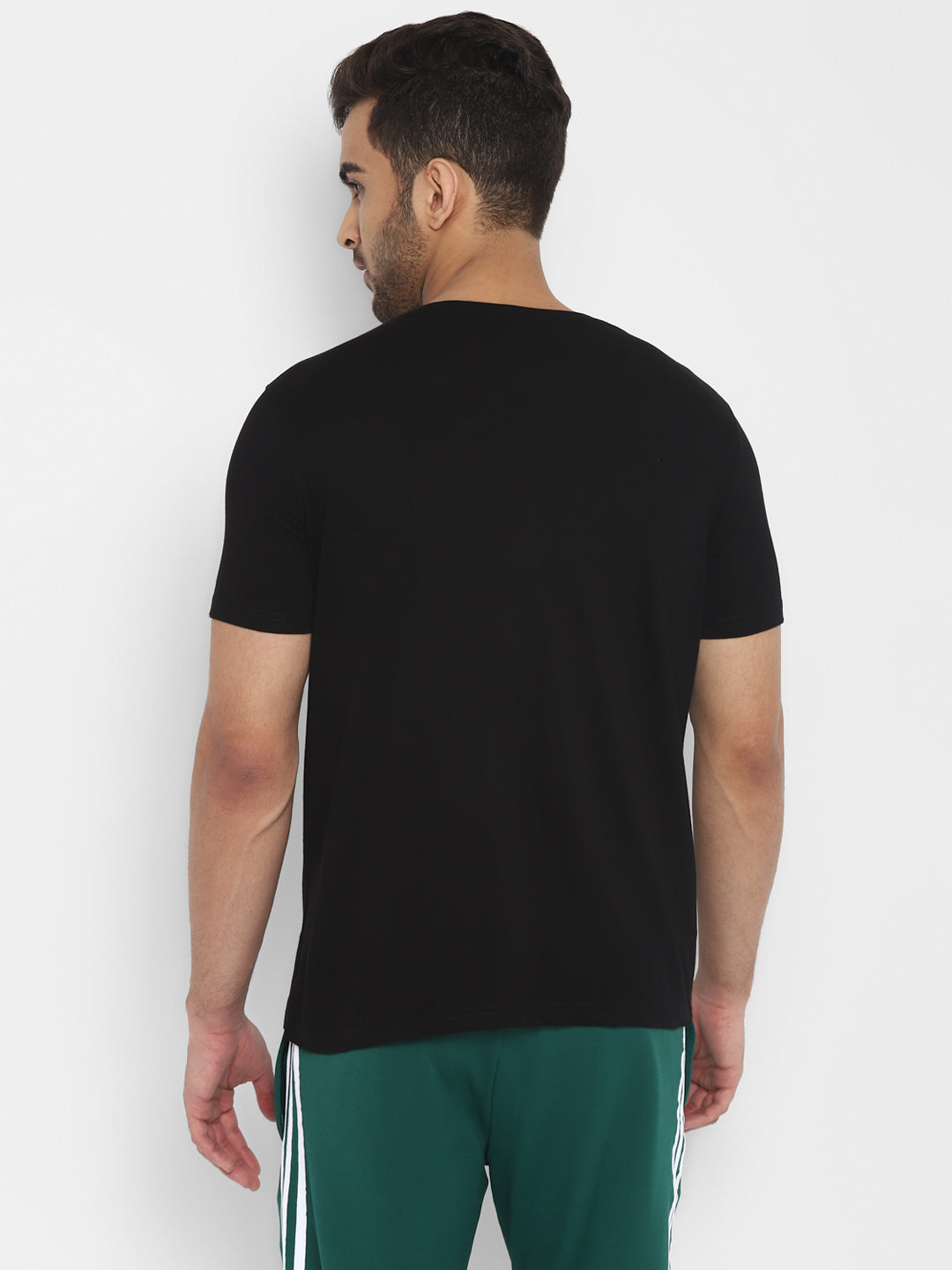 Ap'pulse Men's Short Sleeve Round Neck Printed Tshirt