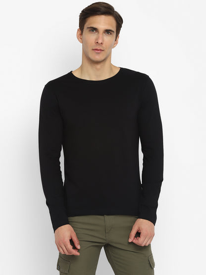 Appulse Men's Round Neck Long Sleeve T-Shirt | Men | Premium Cotton | Activewear | Athleisure