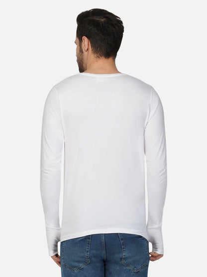 Appulse Men's Round Neck Long Sleeve Thumb Hole T-Shirt | Men | Premium Cotton | Activewear | Athleisure