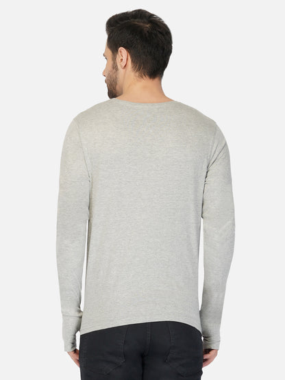 Appulse Men's Round Neck Long Sleeve Thumb Hole T-Shirt | Men | Premium Cotton | Activewear | Athleisure