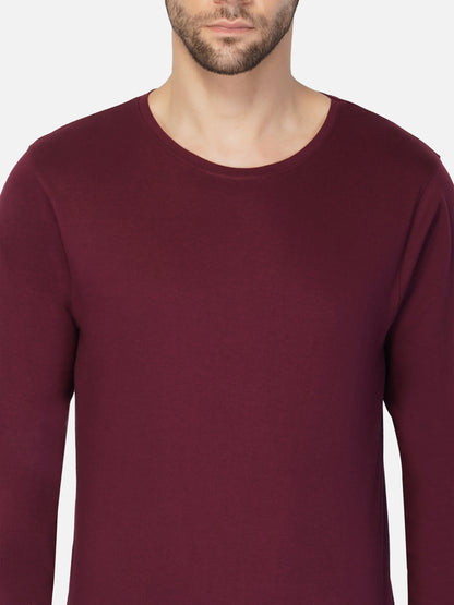 Appulse Men's Round Neck Long Sleeve Thumb Hole T-Shirt | Men | Premium Cotton | Activewear | Athleisure