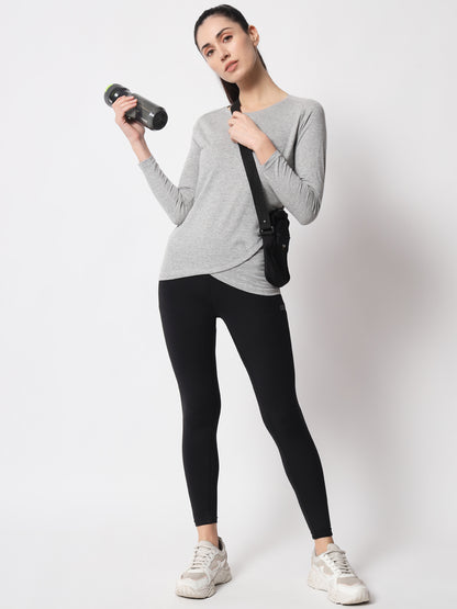 Appulse Women's Cross Over T-Shirt | Women | Premium Cotton | Activewear | Athleisure